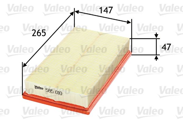 VALEO 585010 Hava Filtresi