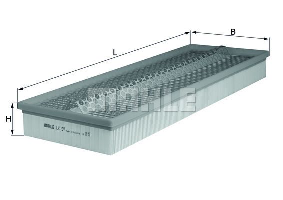 MAHLE LX97 Hava Filtresi