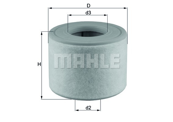 MAHLE LX97 Hava Filtresi - . Görsel