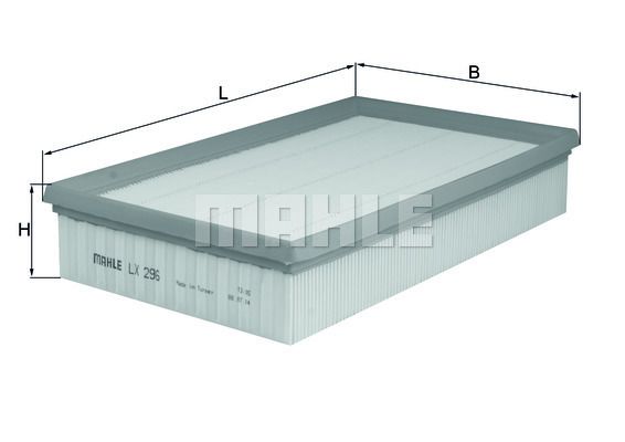 MAHLE LX296 Hava Filtresi