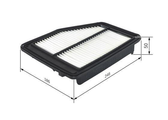 BOSCH F026400412 Hava Filtresi - . Görsel
