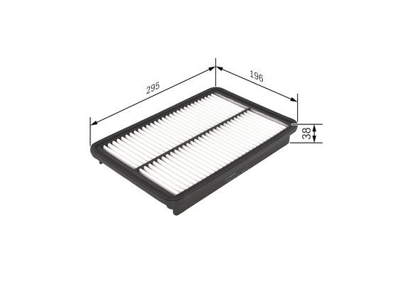 BOSCH F026400446 Hava Filtresi - . Görsel