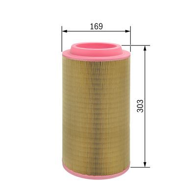 BOSCH F026400059 Hava Filtresi - . Görsel