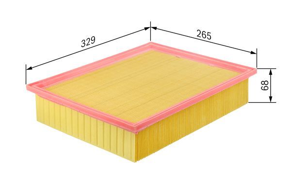 BOSCH 1457433075 Hava Filtresi - . Görsel