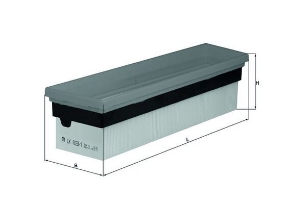 Hava Filtresi MAHLE LX 1823/1