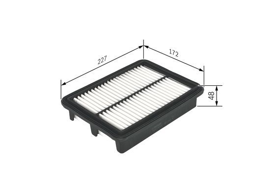 BOSCH F026400457 Hava Filtresi - . Görsel