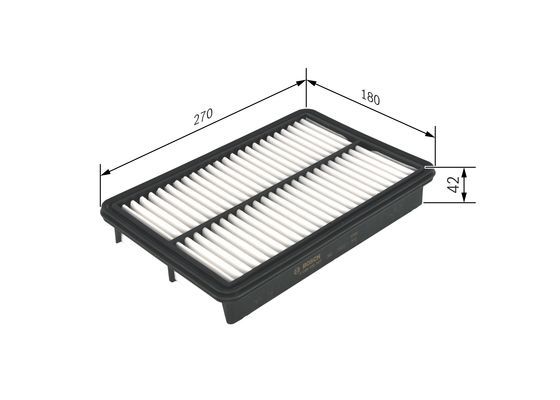 BOSCH F026400347 Hava Filtresi - . Görsel