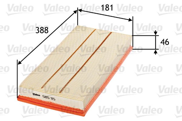 VALEO 585115 Hava Filtresi