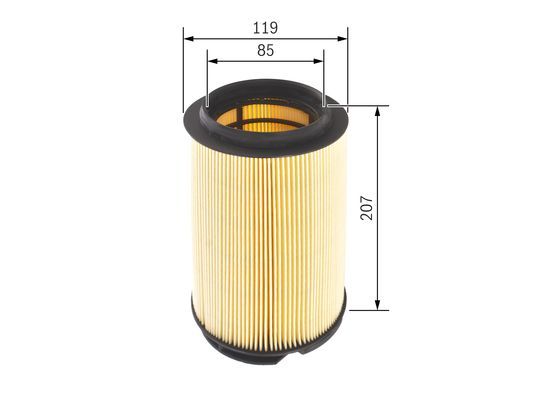 BOSCH F026400299 Hava Filtresi - . Görsel