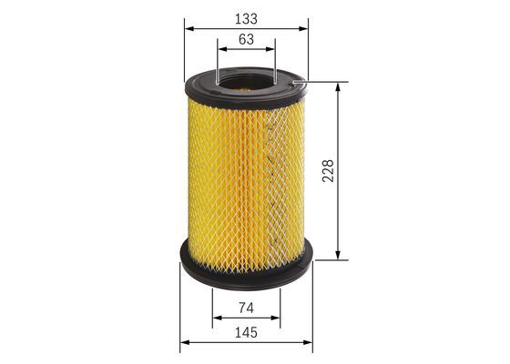 BOSCH F026400199 Hava Filtresi - . Görsel