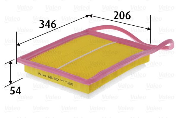 VALEO 585402 Hava Filtresi