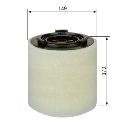 BOSCH F026400391 Hava Filtresi - . Görsel