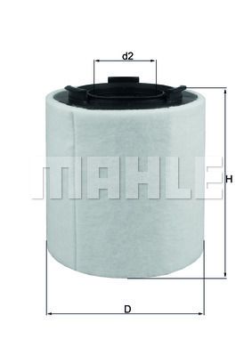 MAHLE LX2831 Hava Filtresi - . Görsel