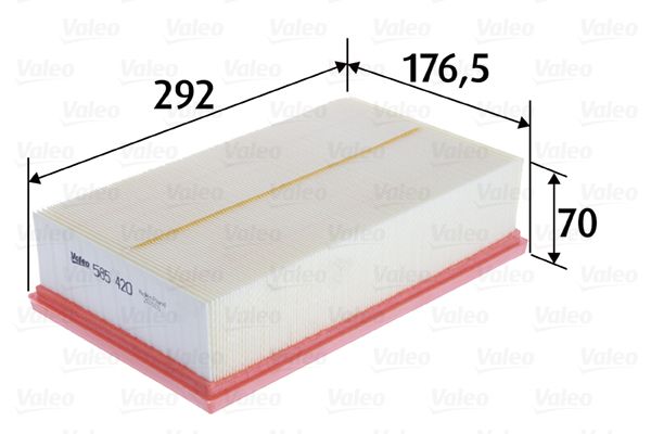 VALEO 585420 Hava Filtresi - . Görsel