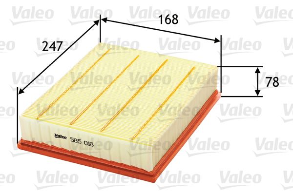 VALEO 585018 Hava Filtresi