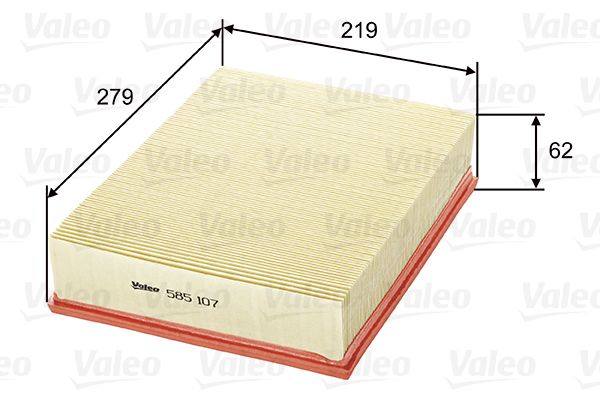 VALEO 585107 Hava Filtresi