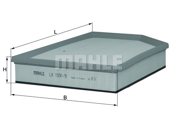 MAHLE LX15919 Hava Filtresi