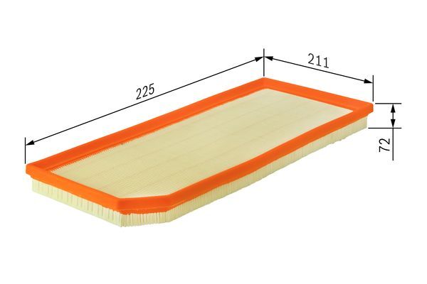 BOSCH F026400026 Hava Filtresi - . Görsel