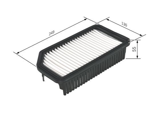 BOSCH F026400137 Hava Filtresi - . Görsel