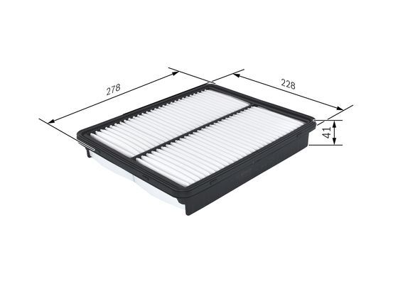 BOSCH F026400292 Hava Filtresi - . Görsel