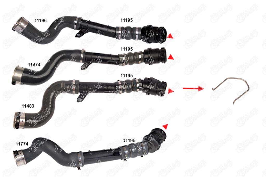 IBR 11014 Turbo Borusu Sekmanı Plastik Boru Hariç