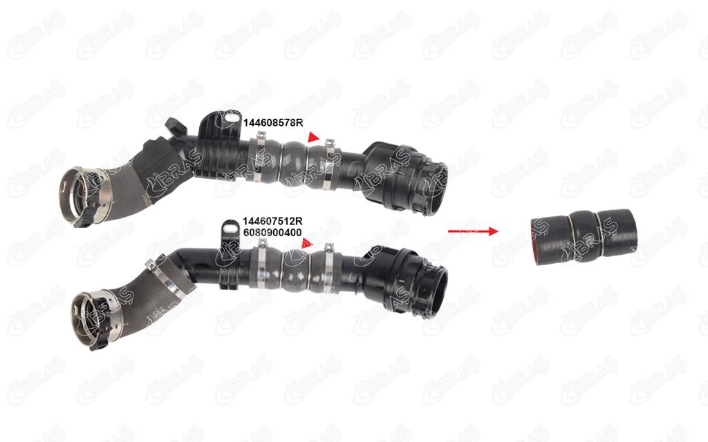 IBR 11074 Turbo Hortumu Plastik Boru Hariç