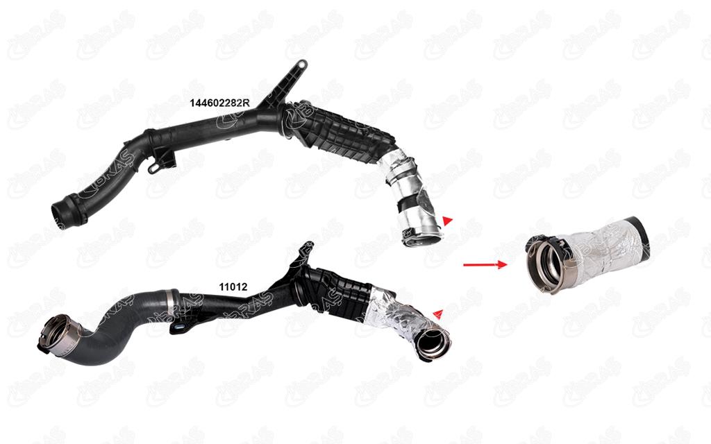 IBR 11193 Turbo Hortumu Plastik Boru Hariç