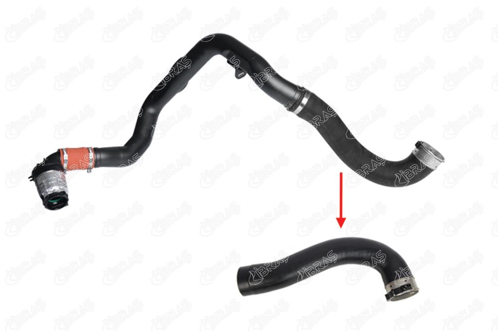 IBR 12756 Turbo Hortumu Plastik Boru Hariç