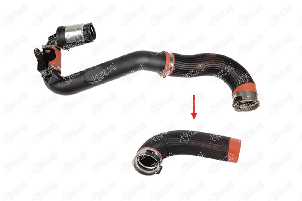 IBR 12761 Turbo Hortumu Plastik Boru Hariç
