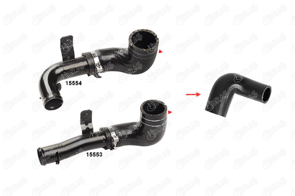 IBR 15509 Turbo Hortumu Metal Boru Hariç