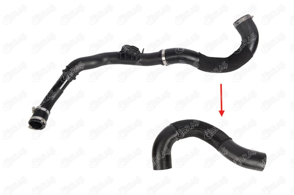 IBR 19524 Turbo Hortumu Plastik Boru Hariç