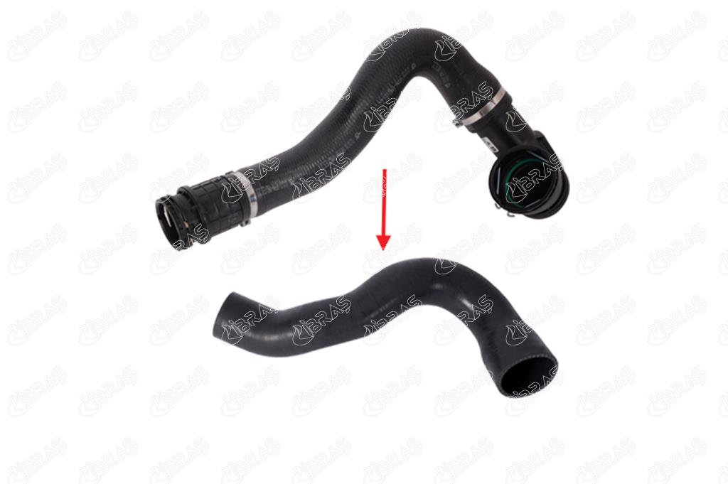 IBR 21617 Turbo Hortumu Plastik Boru Hariç
