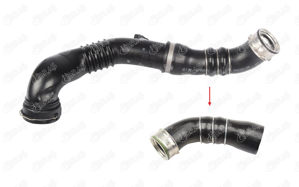 IBR 35128 Turbo Hortumu Plastik Boru Hariç