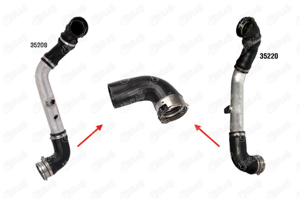 IBR 35209 Turbo Hortumu Metal Boru Hariç