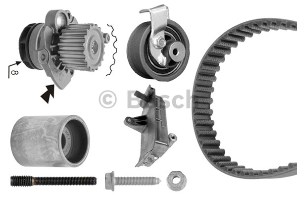 K025569Xs Eksantrik Gergi Kiti Bora Golf Iv Passat A3 A6 1.9Tdi - . Görsel