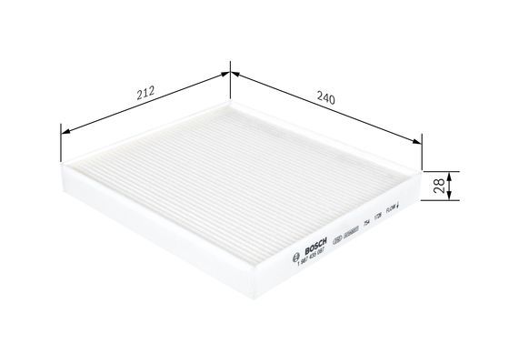 BOSCH 1987435087 Kabin Filtresi - . Görsel