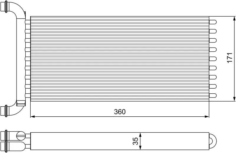 Kalorifer Radyatörü  BEHR 8FH 351 313-571