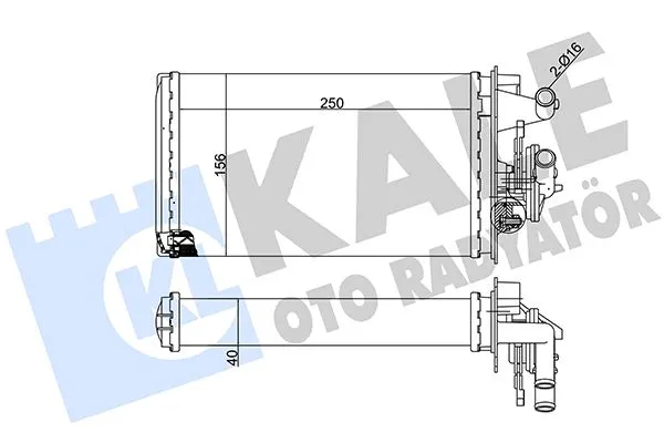 Kalorifer Radyatörü  MAGNETI MARELLI 350218052000