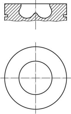 Piston MAHLE 013 PI 00107 001