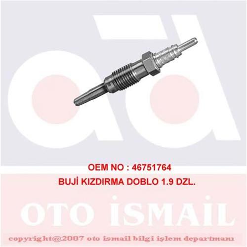 Kizdirma Bujisi Doblo 1.9 Dzl - . Görsel