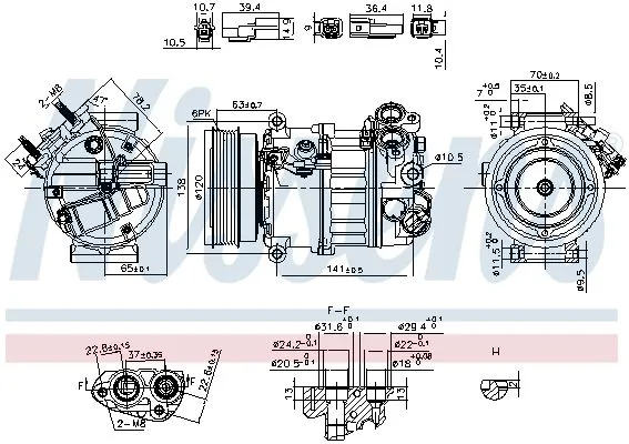 Klima Kompresörü  NISSENS 890593