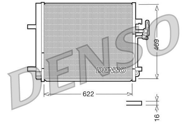 DENSO DENDCN10016 Klima Radyatörü