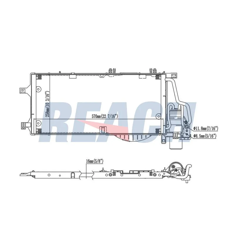 Klima Radyatörü  BEHR 8FC 351 301-201