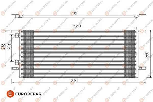 Klima Radyatörü  EUROREPAR 1609634580