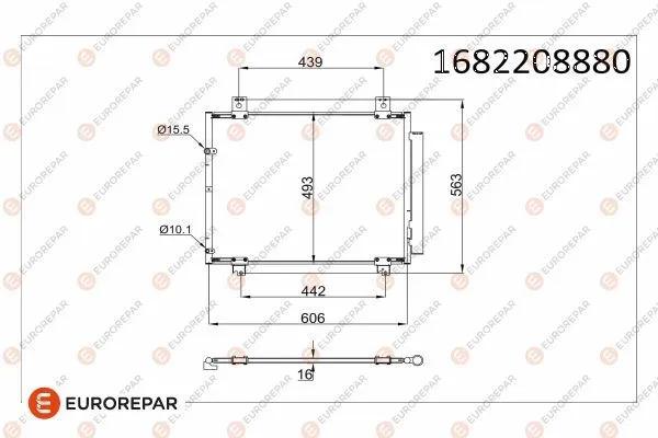 Klima Radyatörü  EUROREPAR 1682208880
