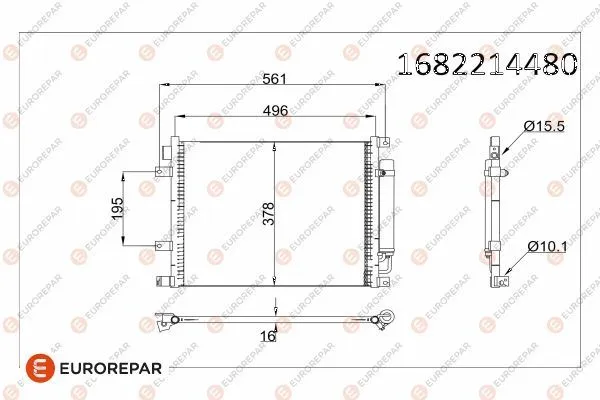 Klima Radyatörü  EUROREPAR 1682214480