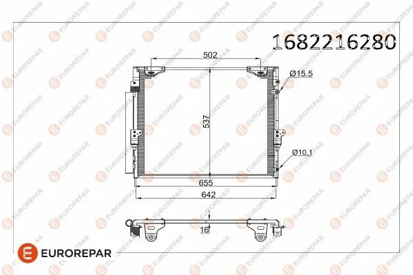 Klima Radyatörü  EUROREPAR 1682216280