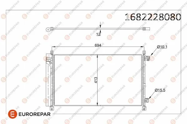 Klima Radyatörü  EUROREPAR 1682228080