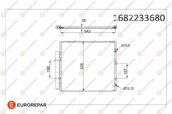 Klima Radyatörü  EUROREPAR 1682233680
