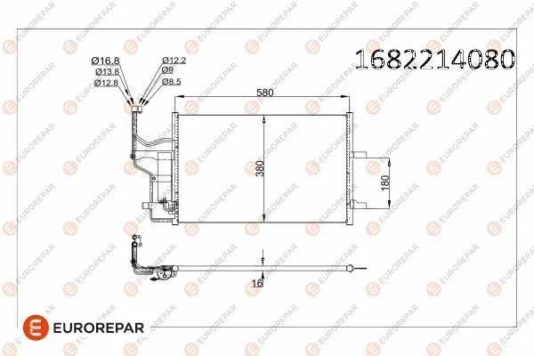 Klima Radyatörü  KALE 392200